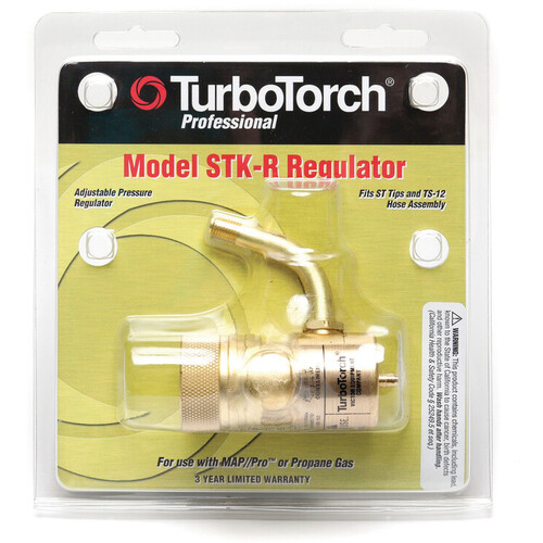 Victor Model STK TurboTorch Light Duty MAP-PRO Propane Single Stage Regulator, CGA-600