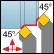 Ext. 90°Square 45°Face&Turn Ap