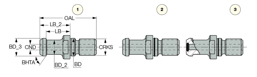PS BT40 15 M16 JISB